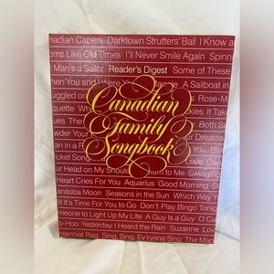 Vintage Readers Digest Canadian Family Songbook from 1978